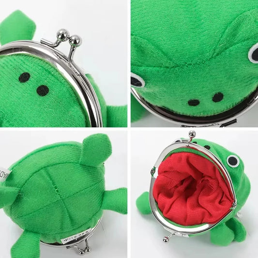 Frog Wallet Japanese Anime Cute Frog Wallet Cosplay Ninja Coin Purse Small Bag Holder Fans Gifts
